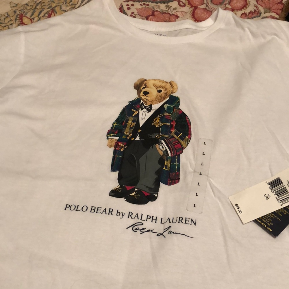 Mens Polo Bear t shirt brand new!